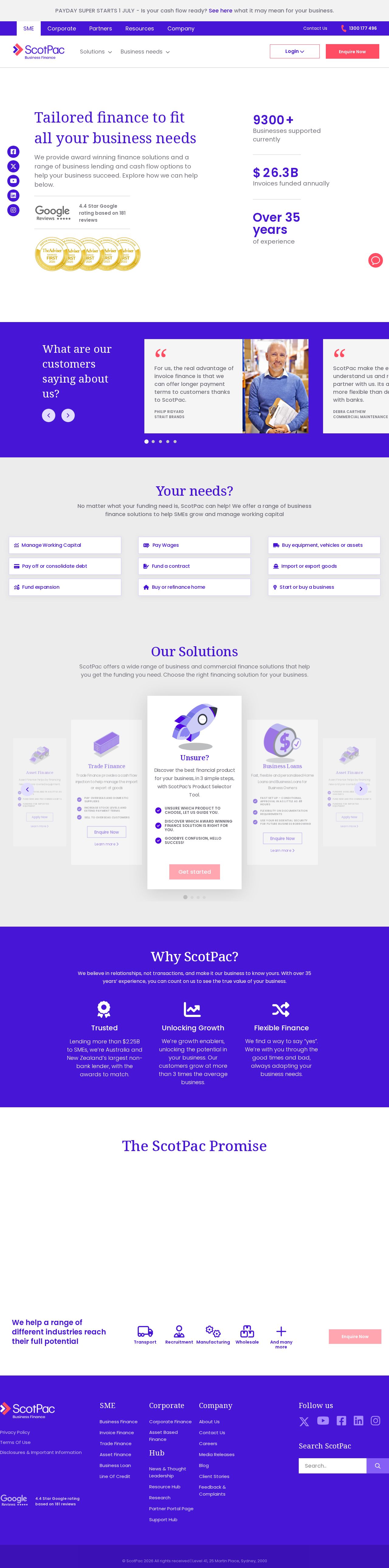 Factor One website