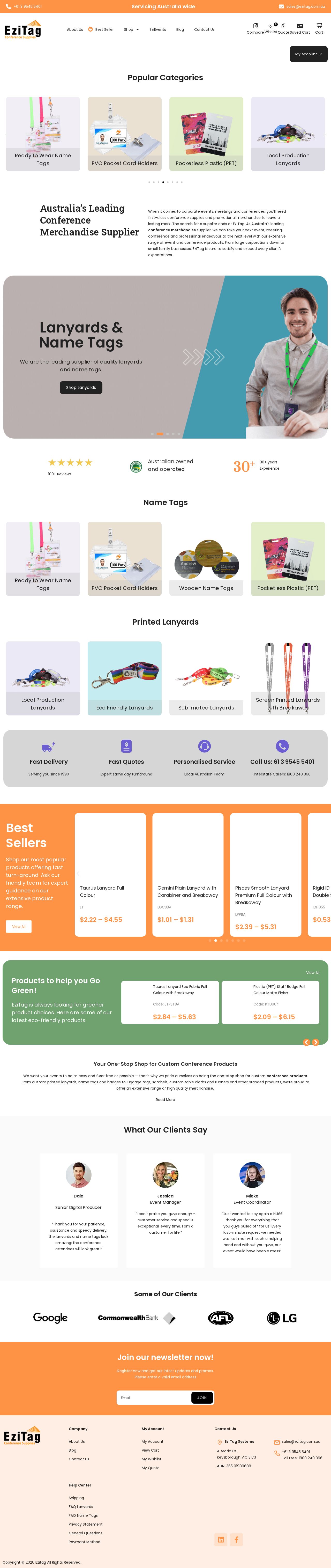 EziTag Systems website