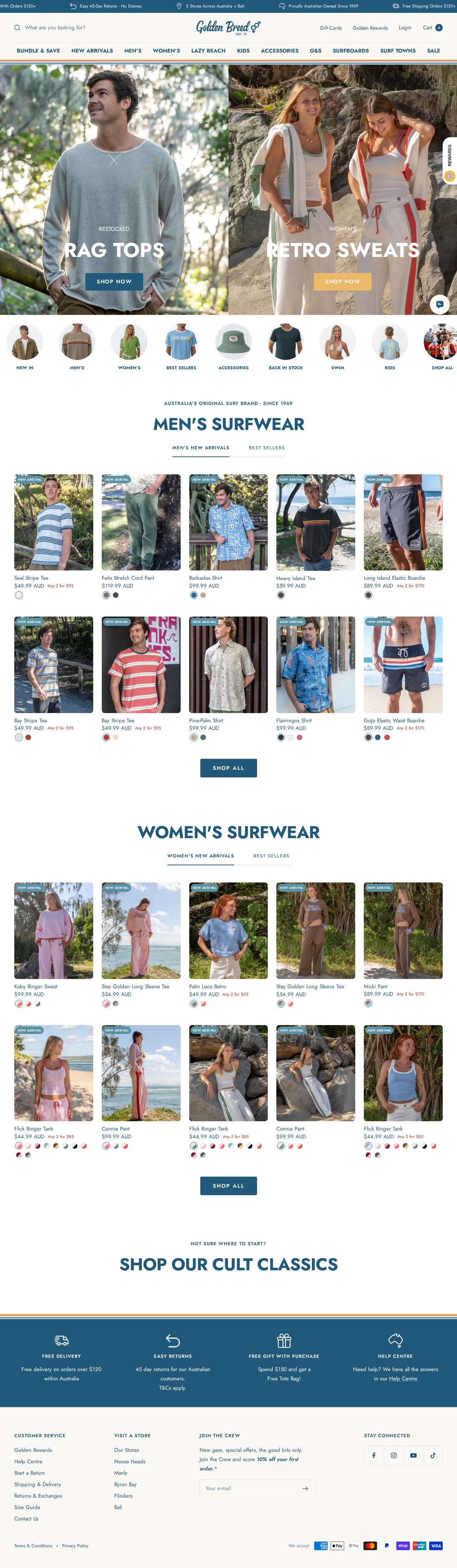 Golden Breed website