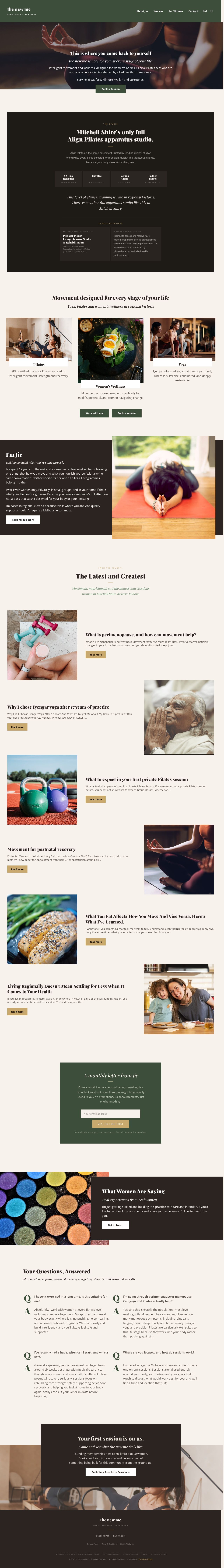 TheNewMe website