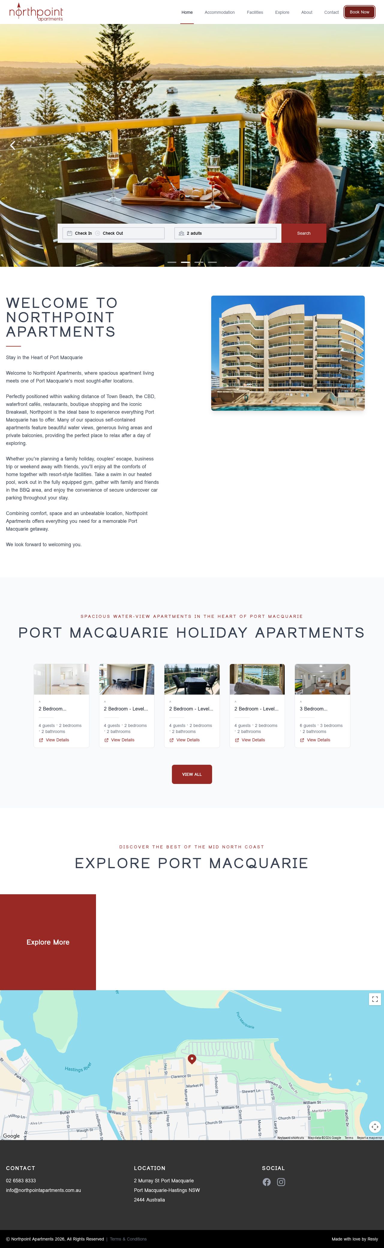 Northpoint Apartments website