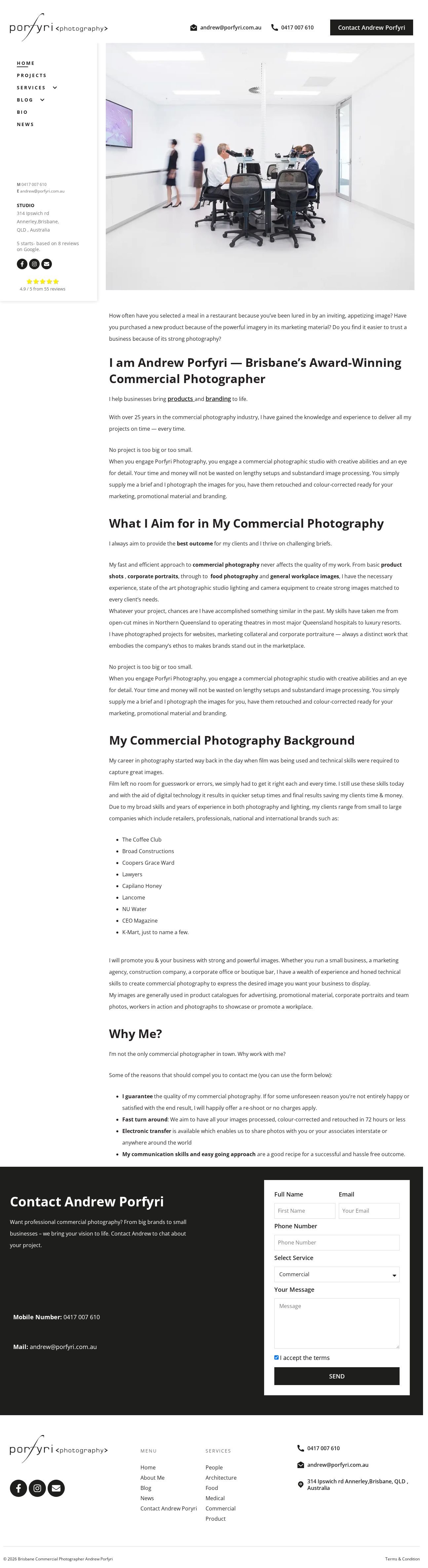 Porfyri Photography website