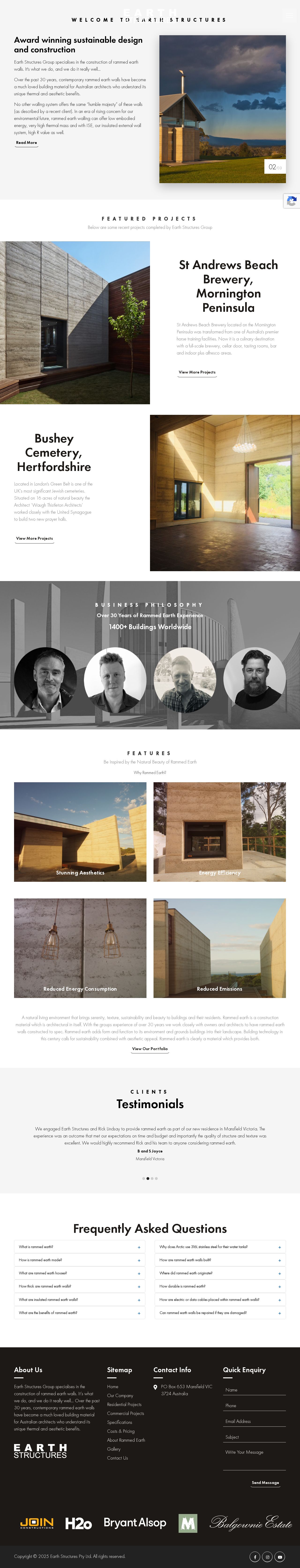 Earth Structures website