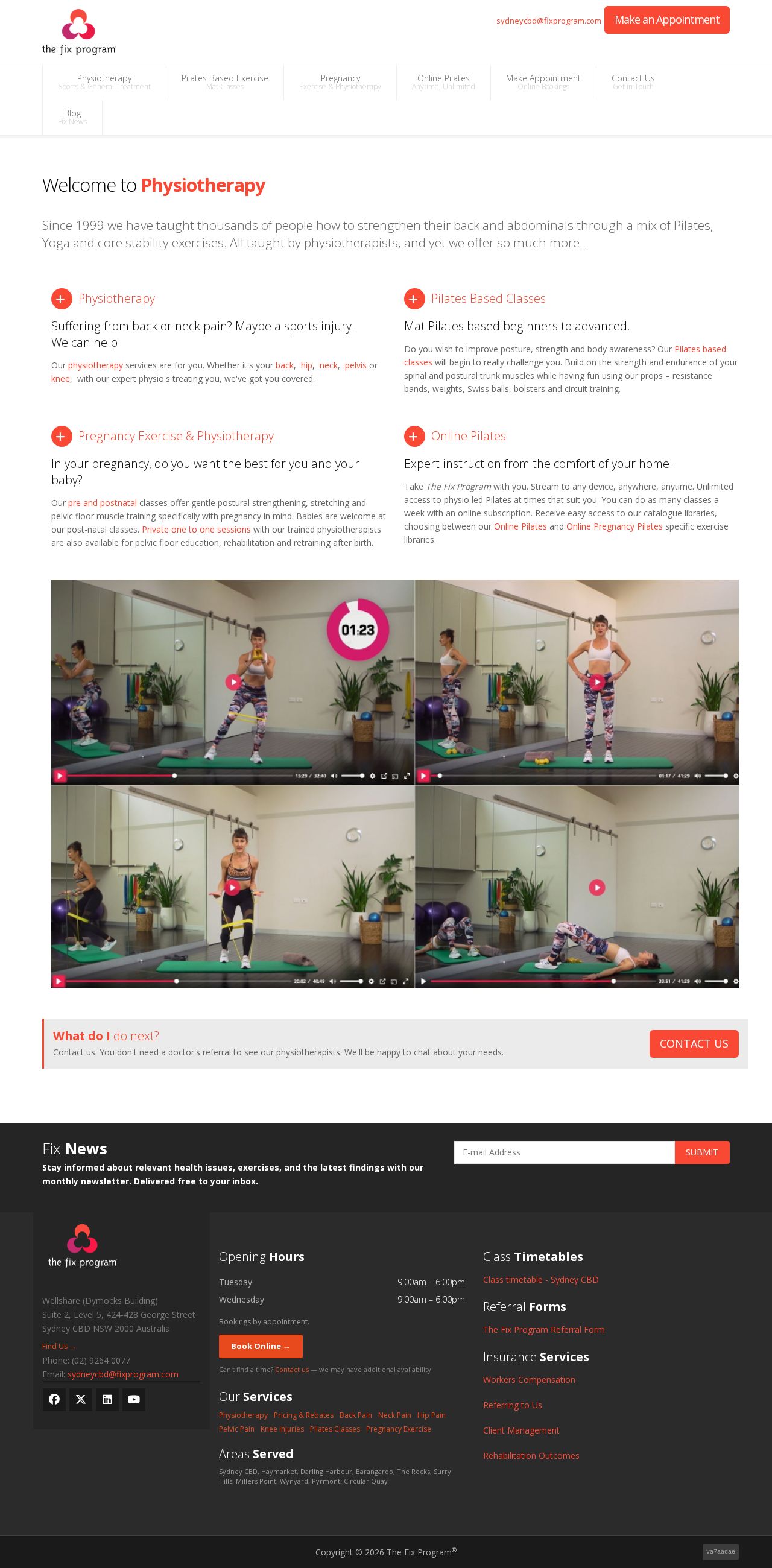 The Fix Program website