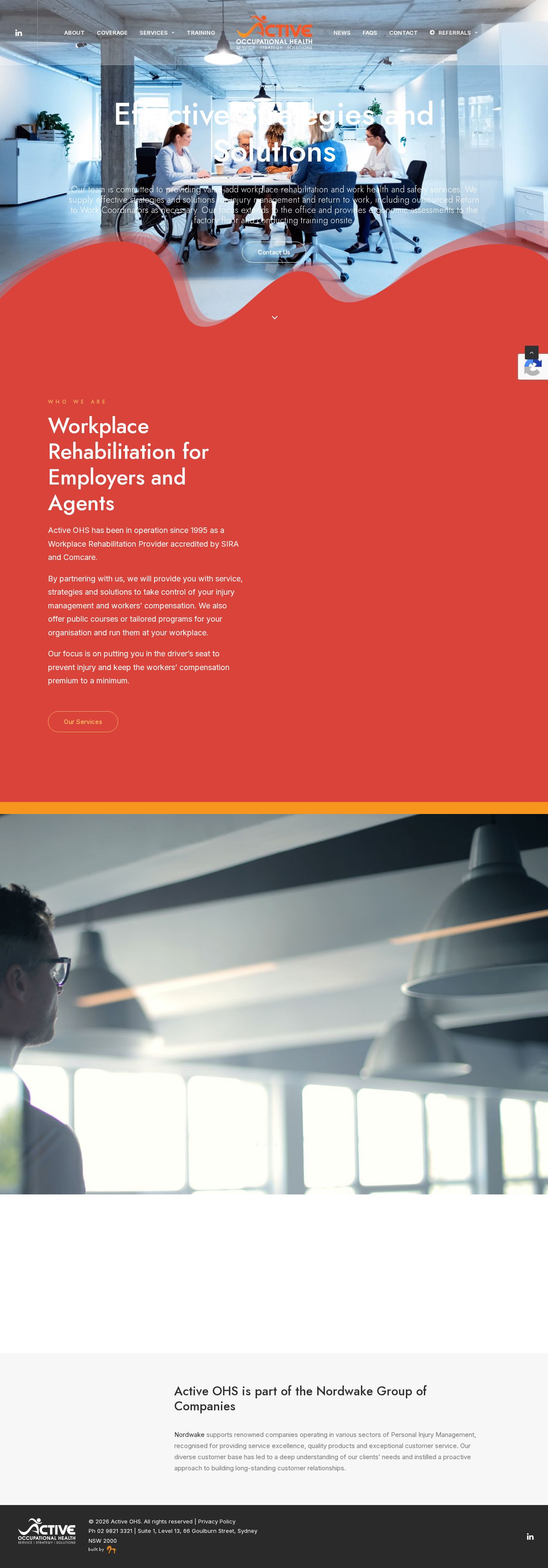 Active Occupational Health Services website