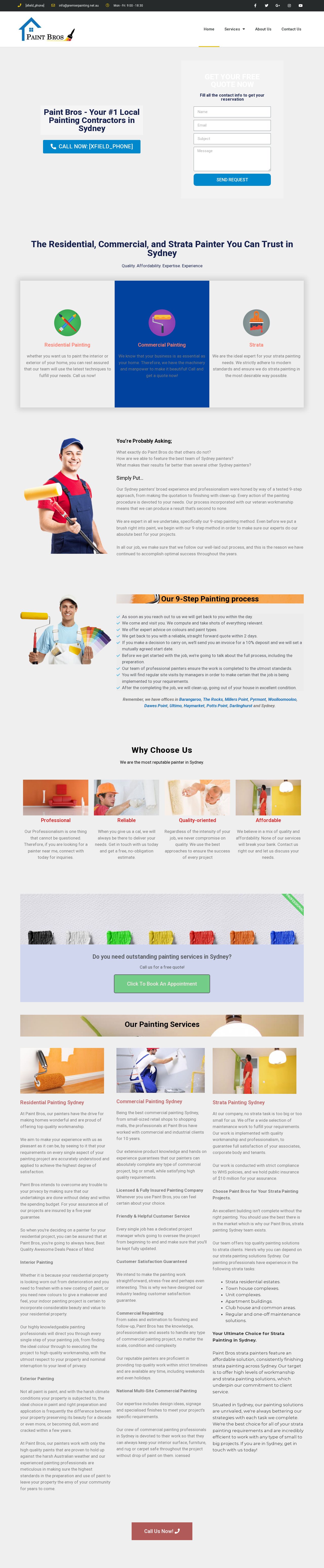 Premier Painting and Decorating website