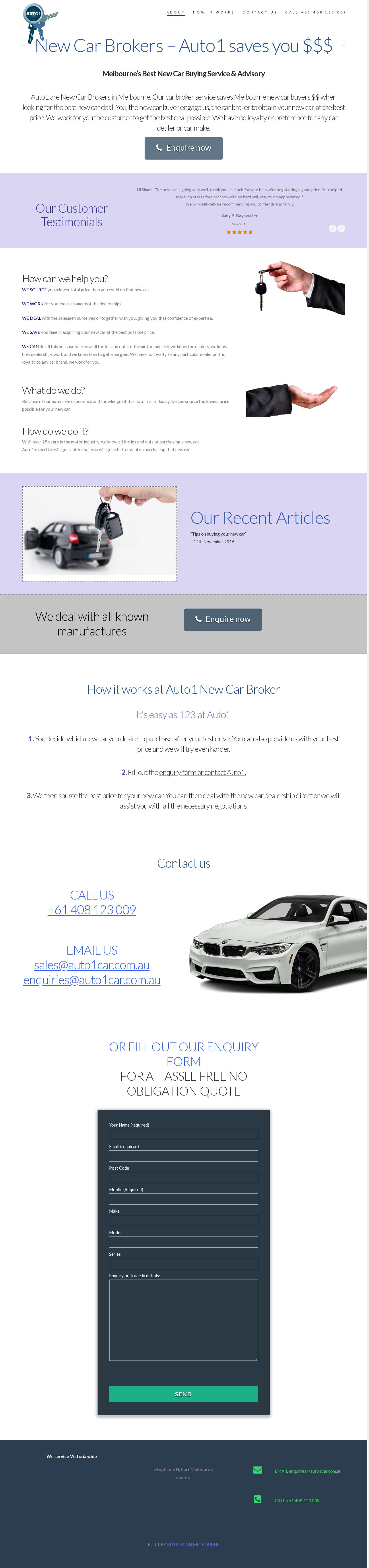 Auto1 Car Buying Service website