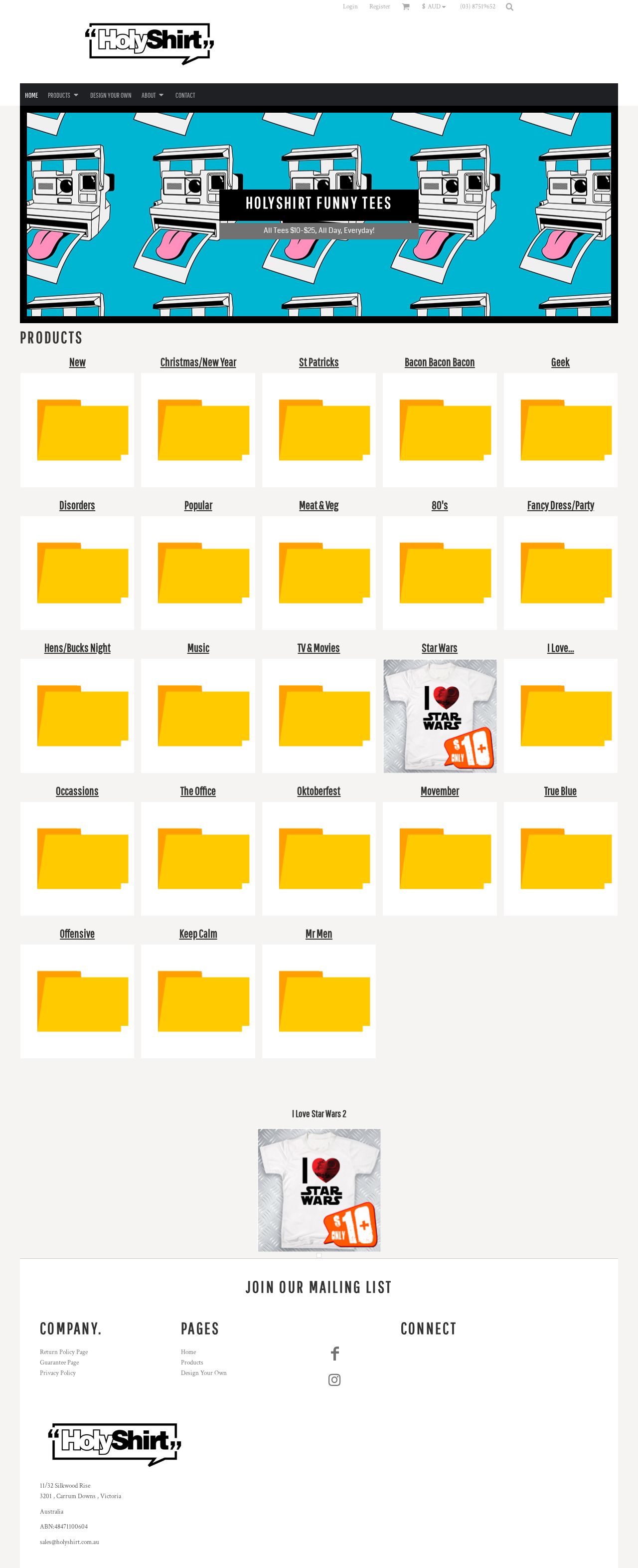 Cool t shirts website