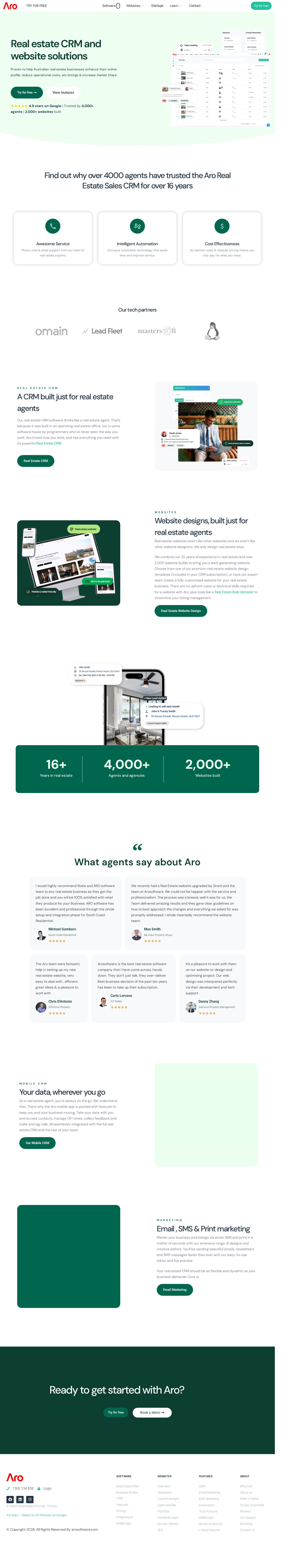 Arosoftware website