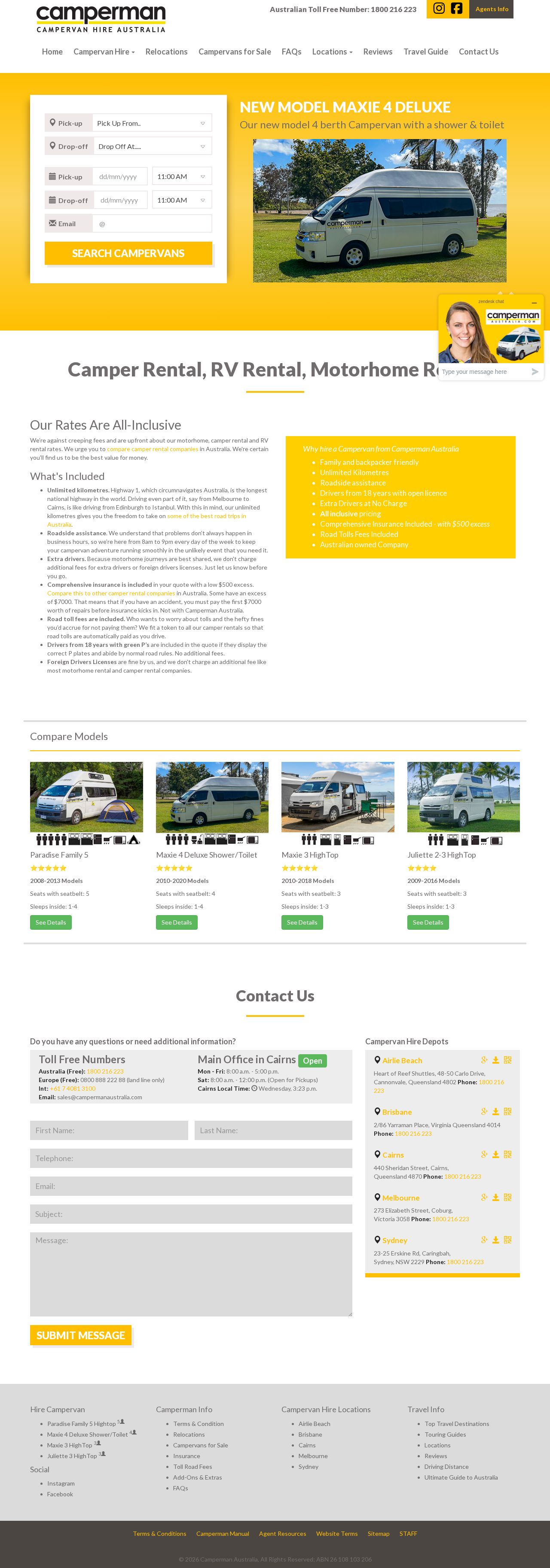 campervans australia website