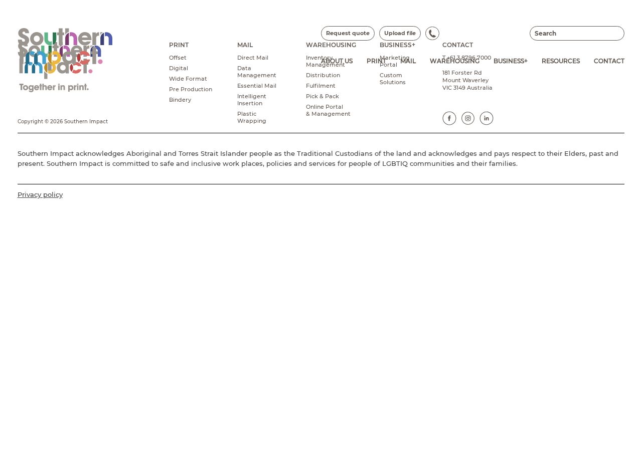Online Digital Printing - Printing Services Melbourne website