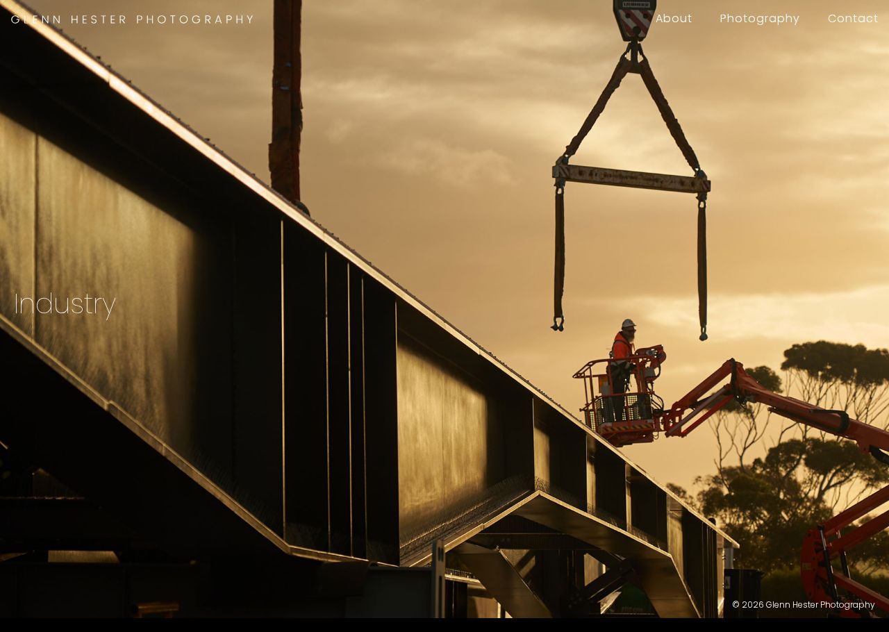 Glenn Hester Photography website