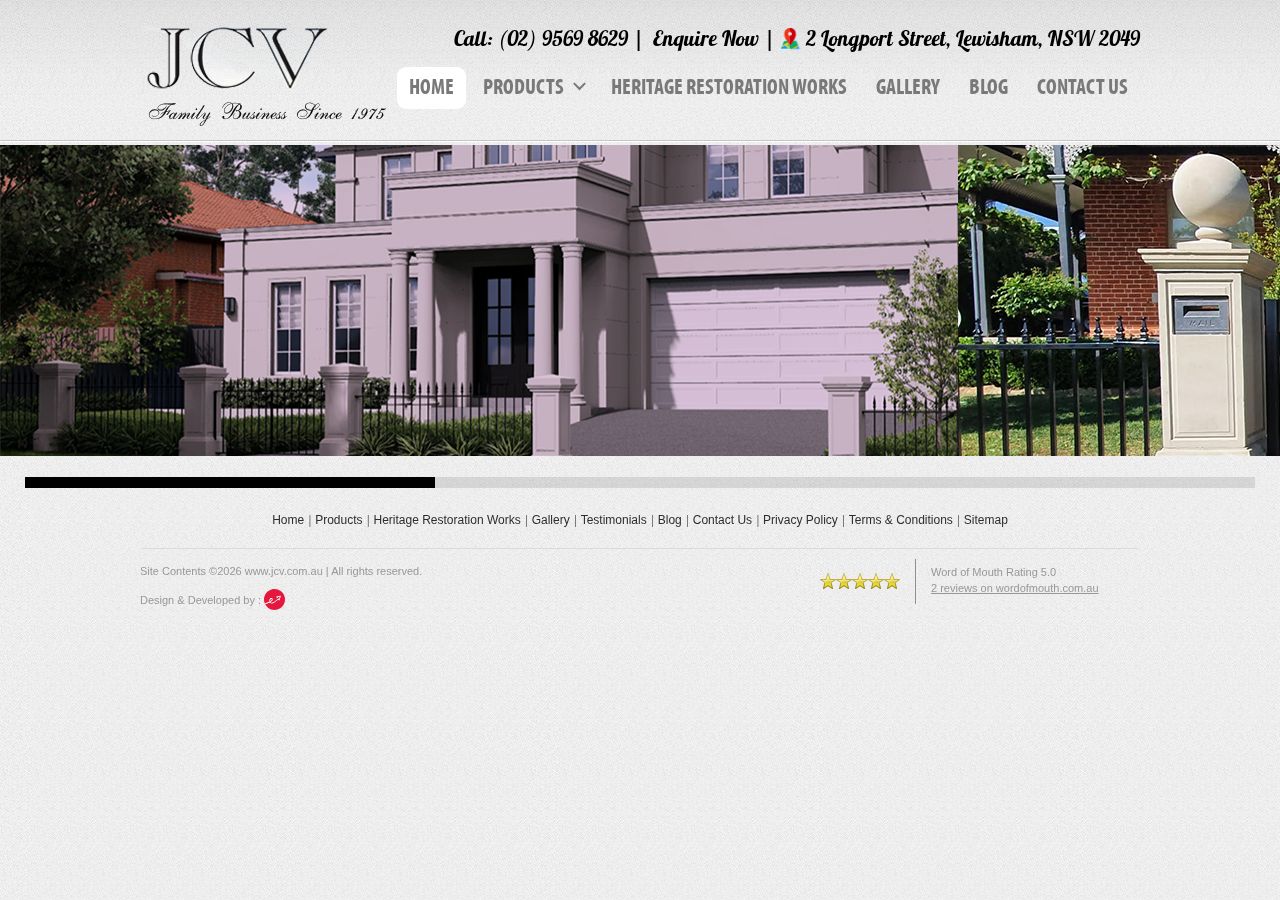 Decorative Architectural & Concrete Columns website