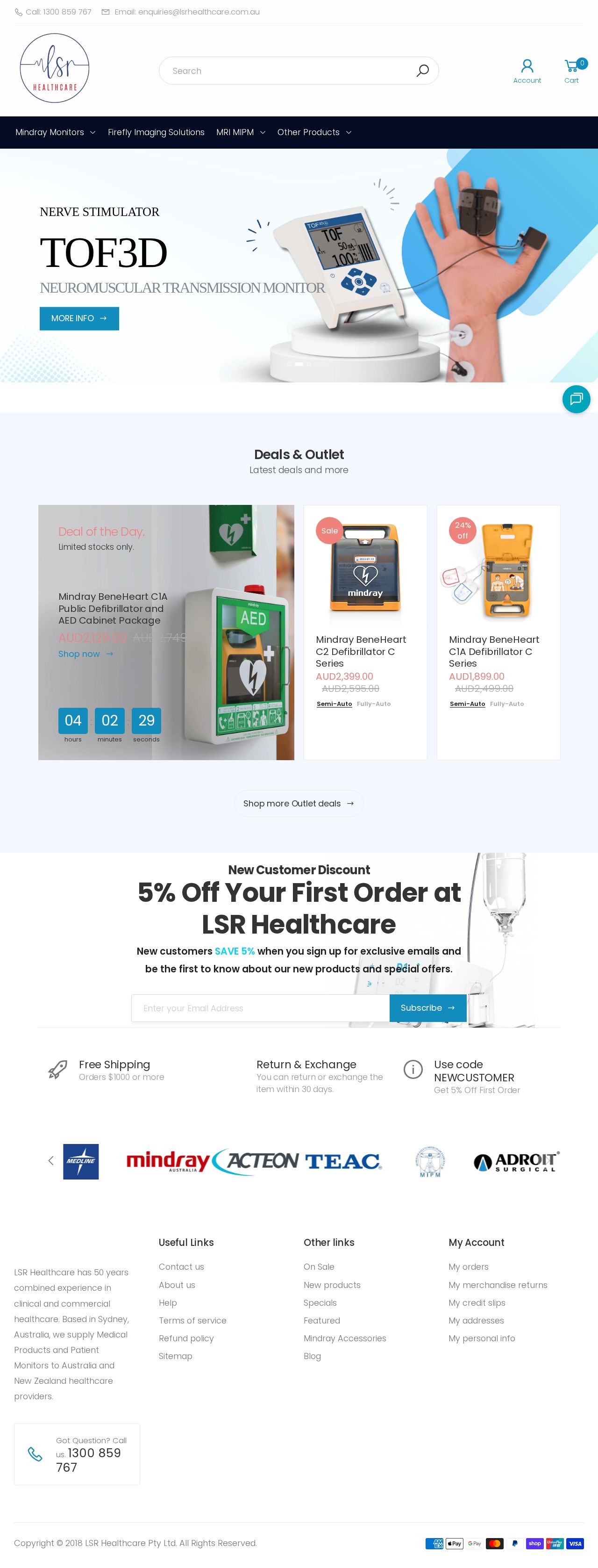 LSR Healthcare website
