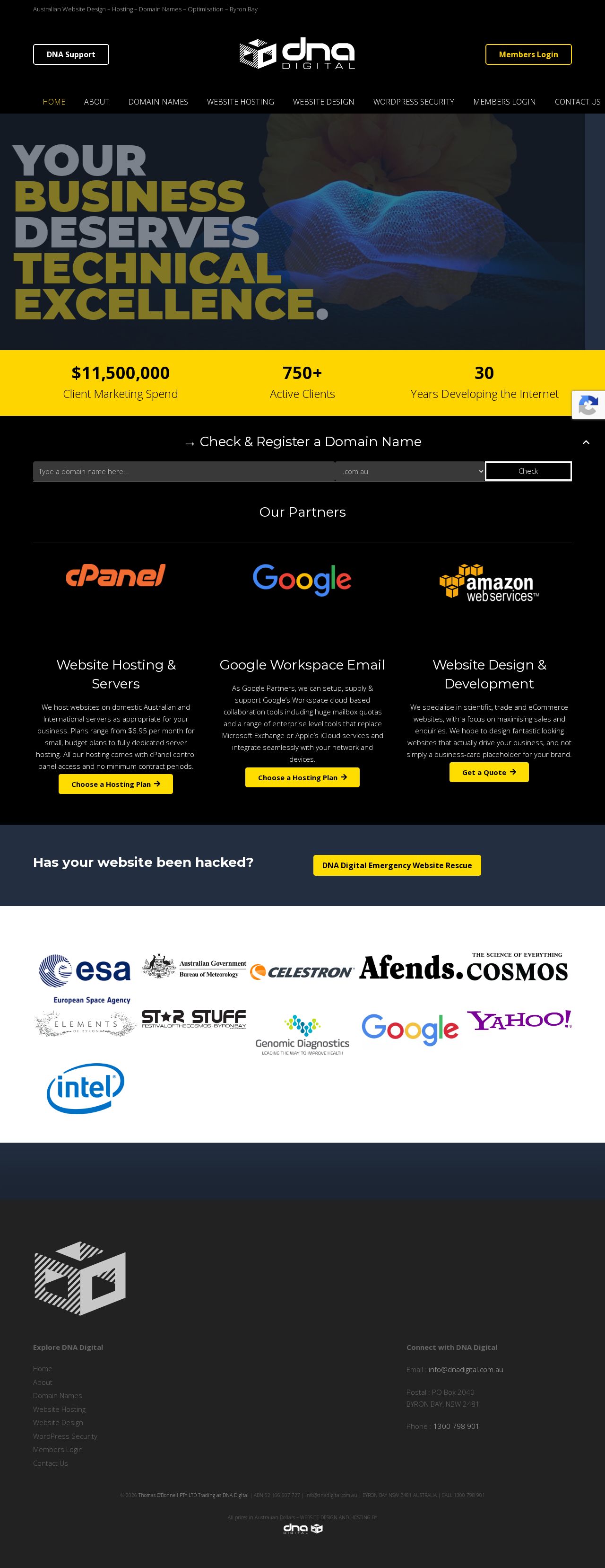 DNA Digital website