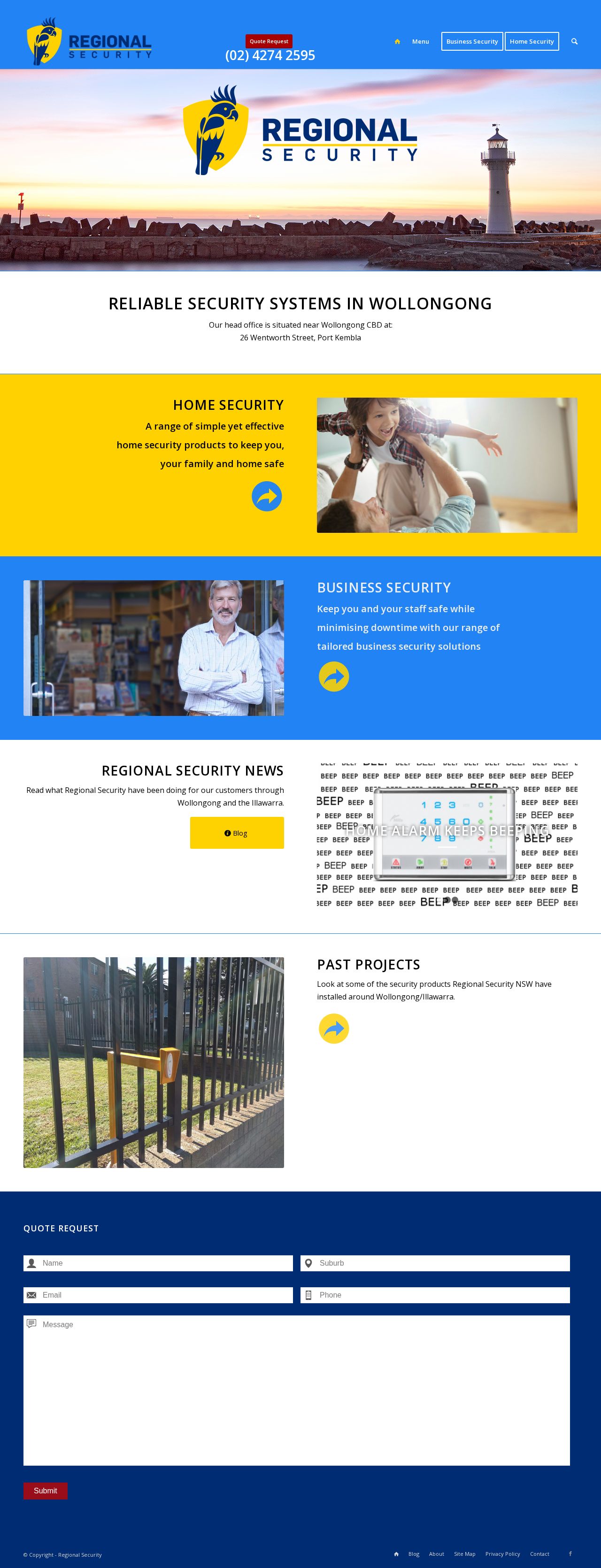 Regional Security NSW Pty Ltd website