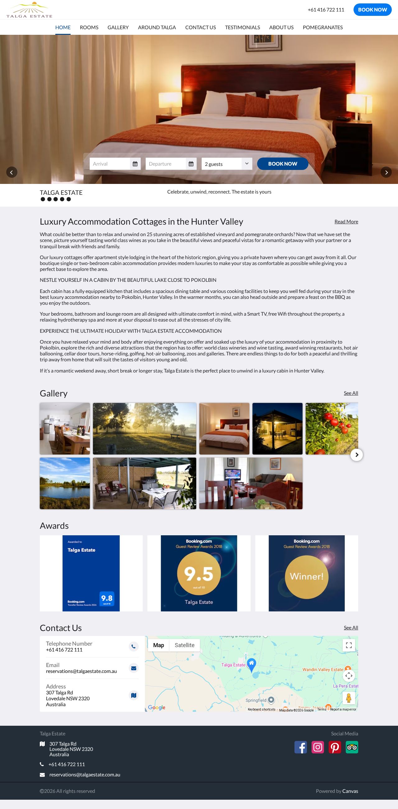Talga Estate website