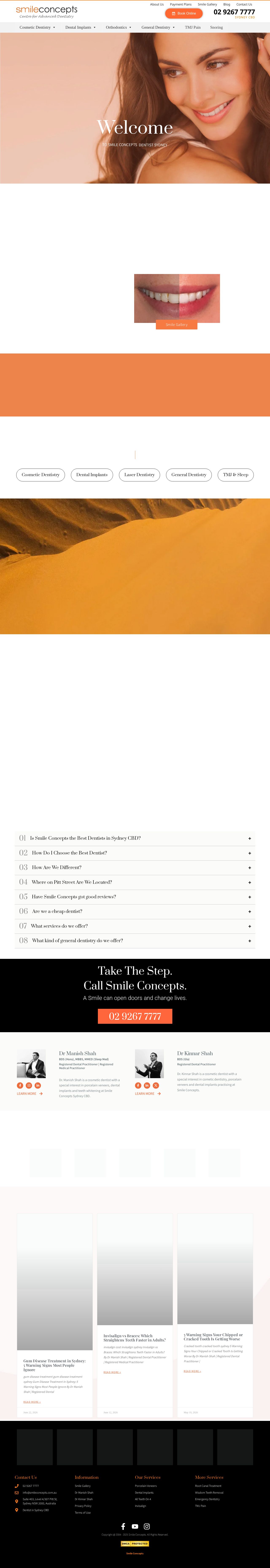Smile Concepts website