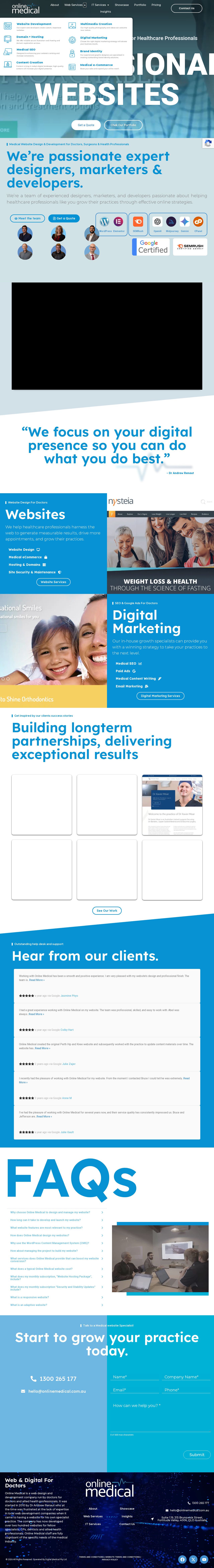 Online Medical Pty Ltd website