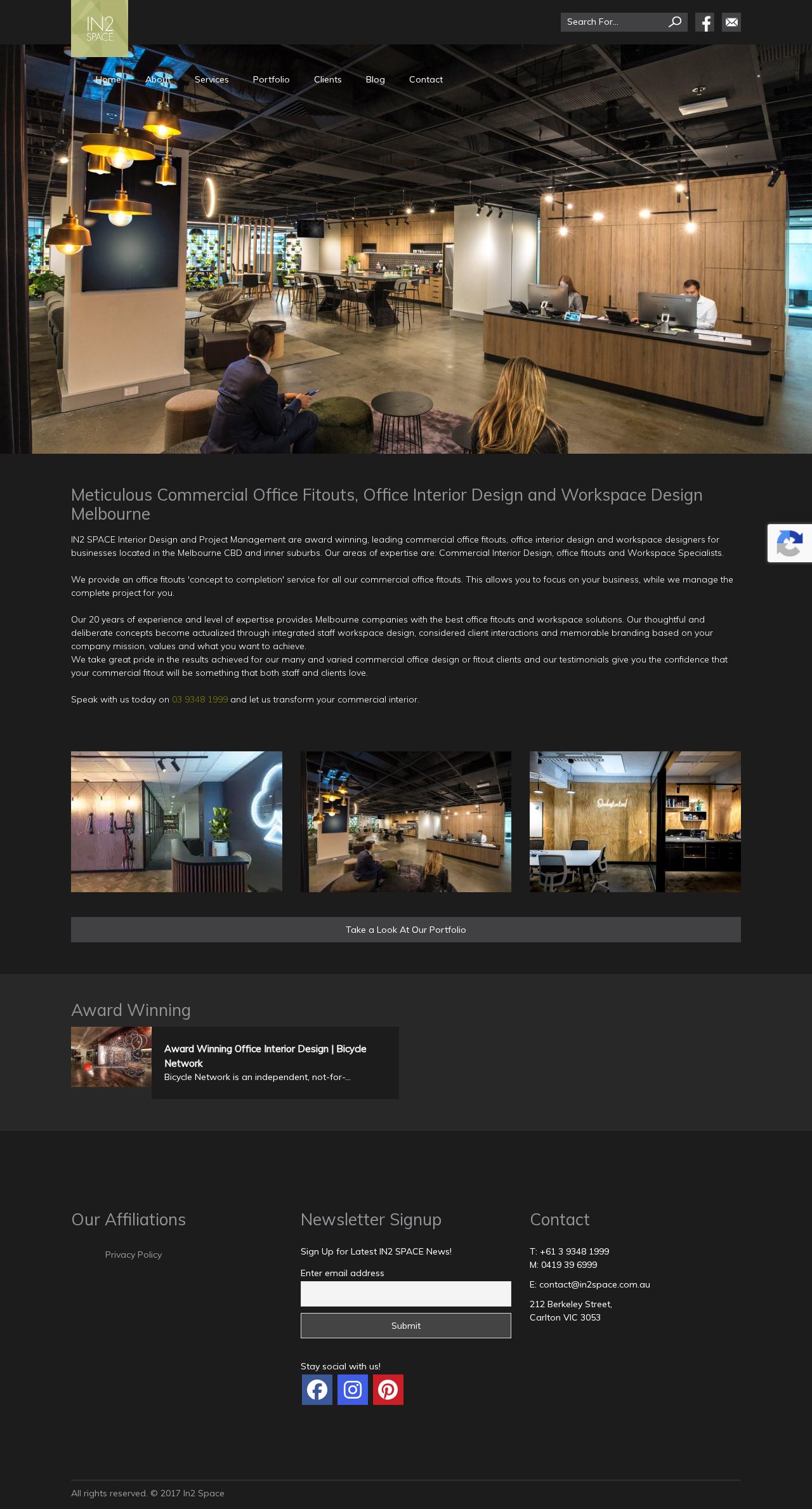 Office Fitout Melbourne website