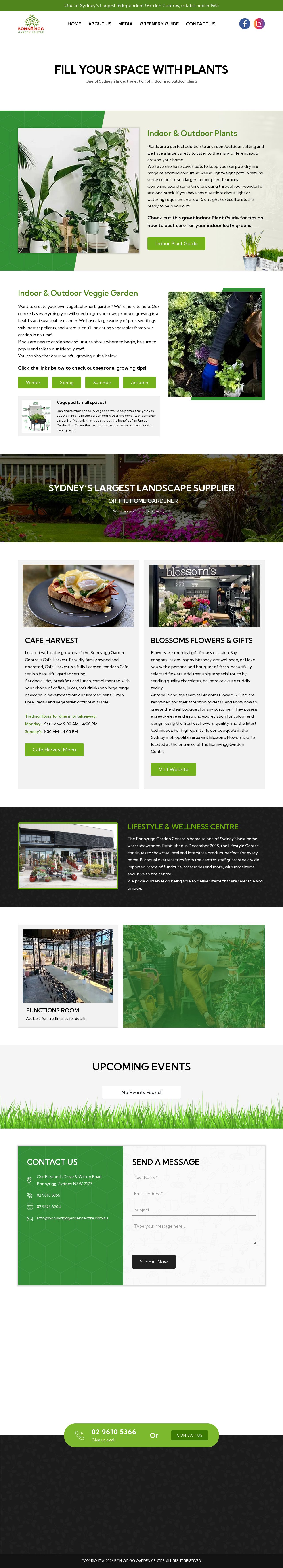 Bonnyrigg Garden Centre website