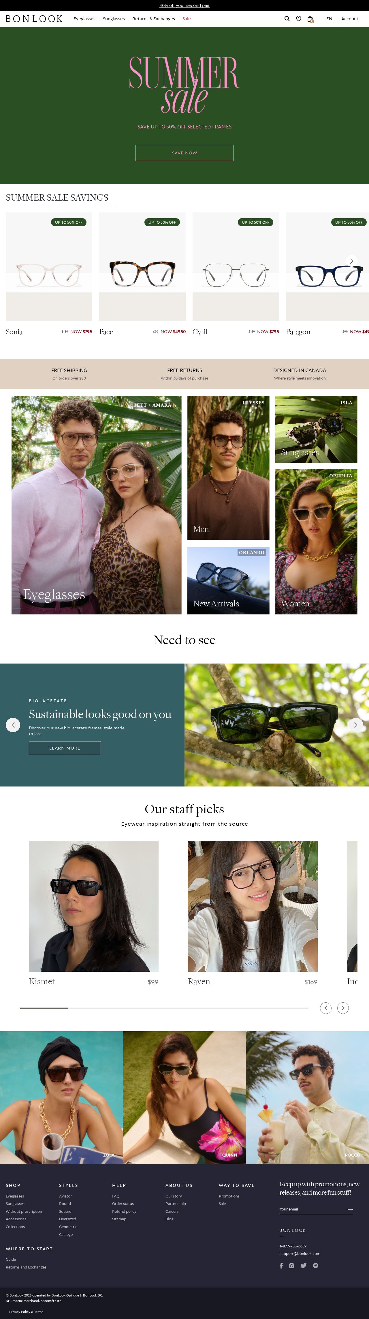 Fashion eyeglasses website