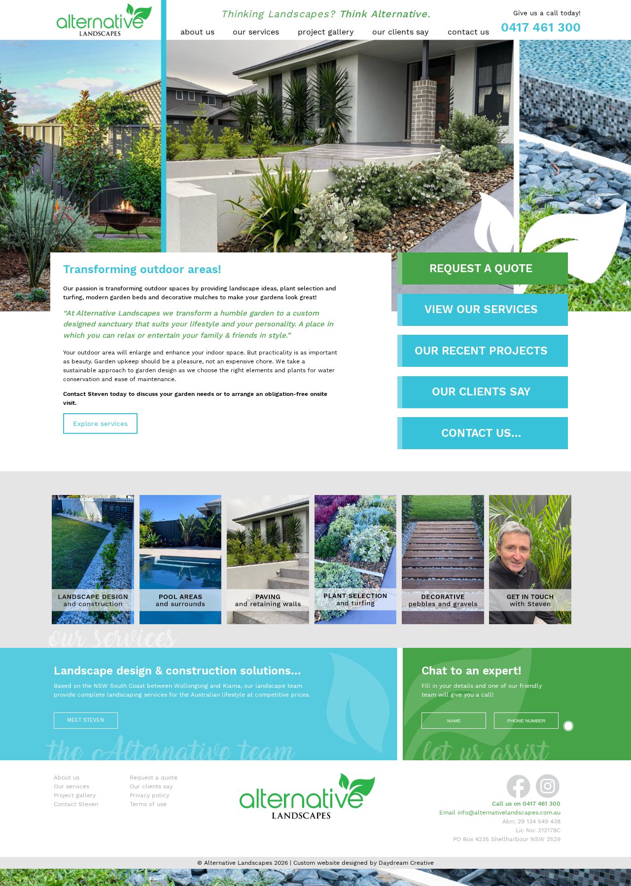 Alternative Landscapes website