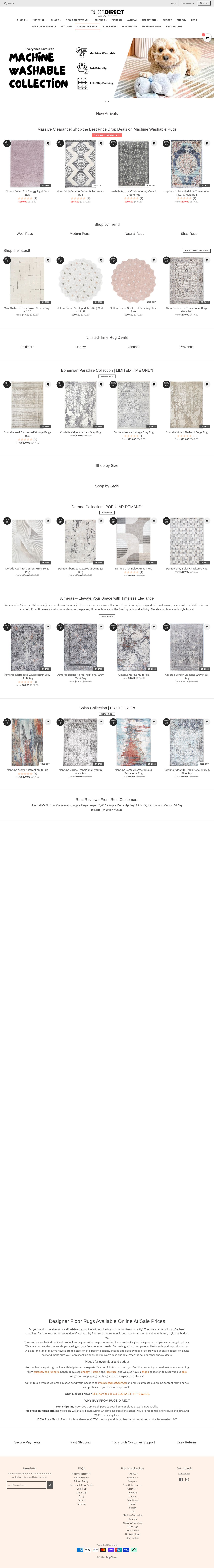 Rugs Direct website