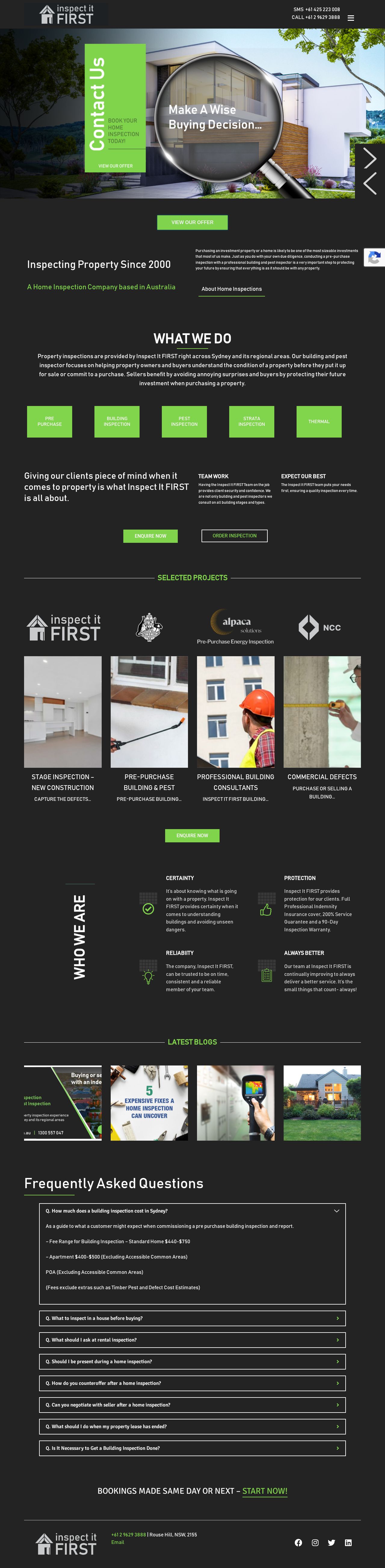 Inspect It first website