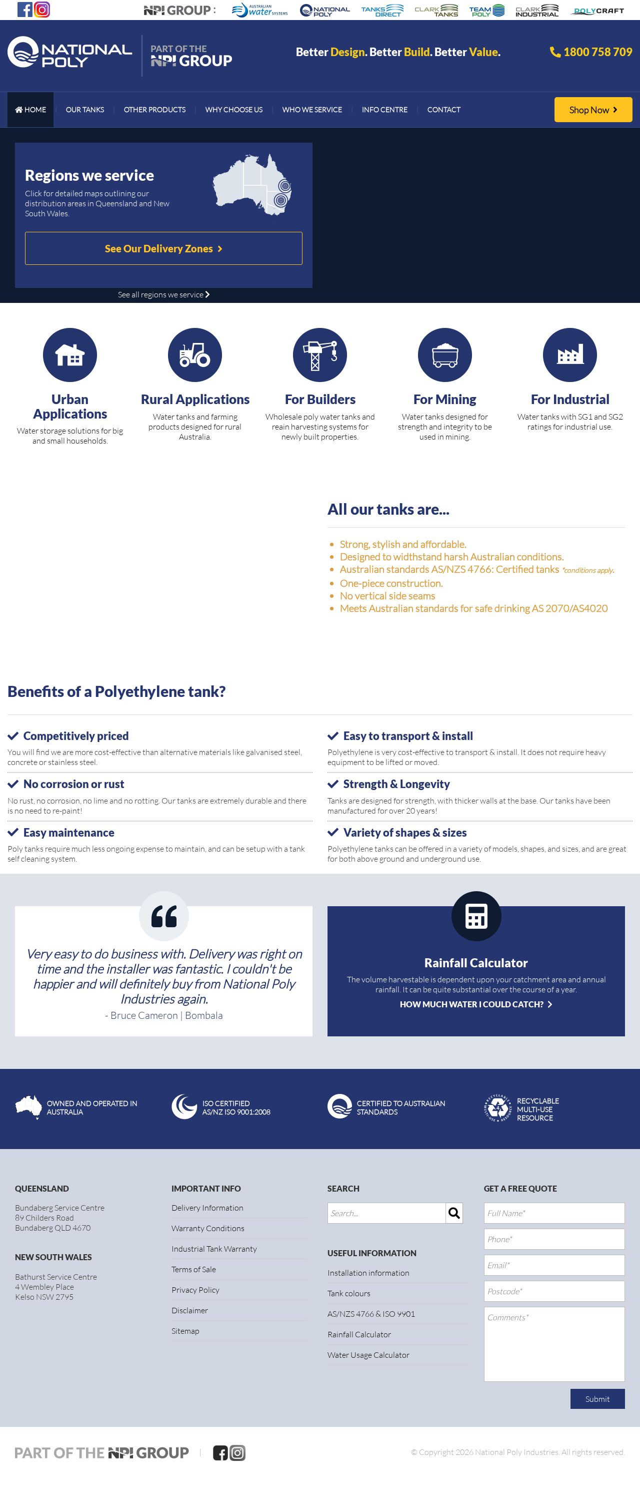 National Poly Industries website