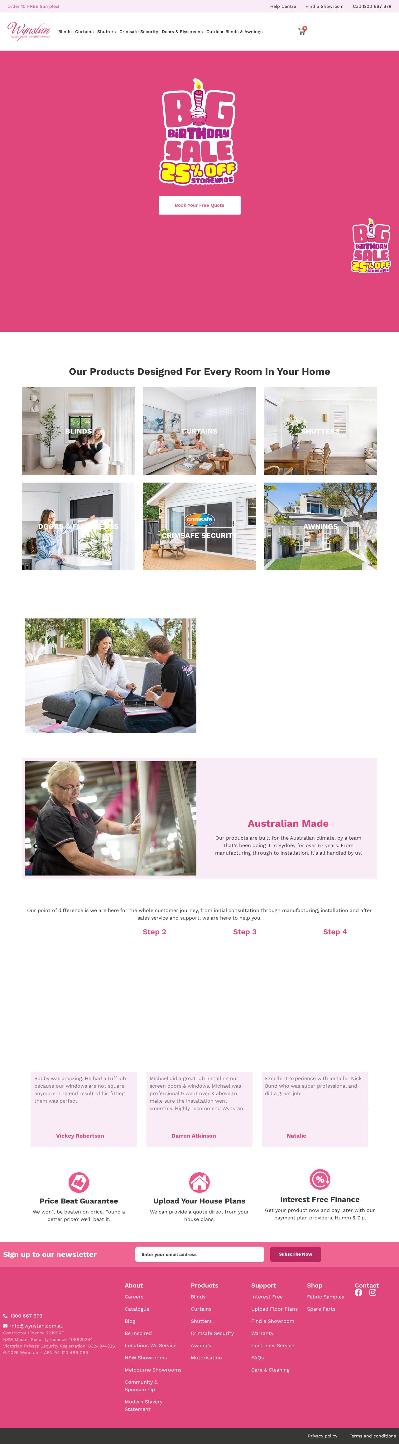 Wynstan website