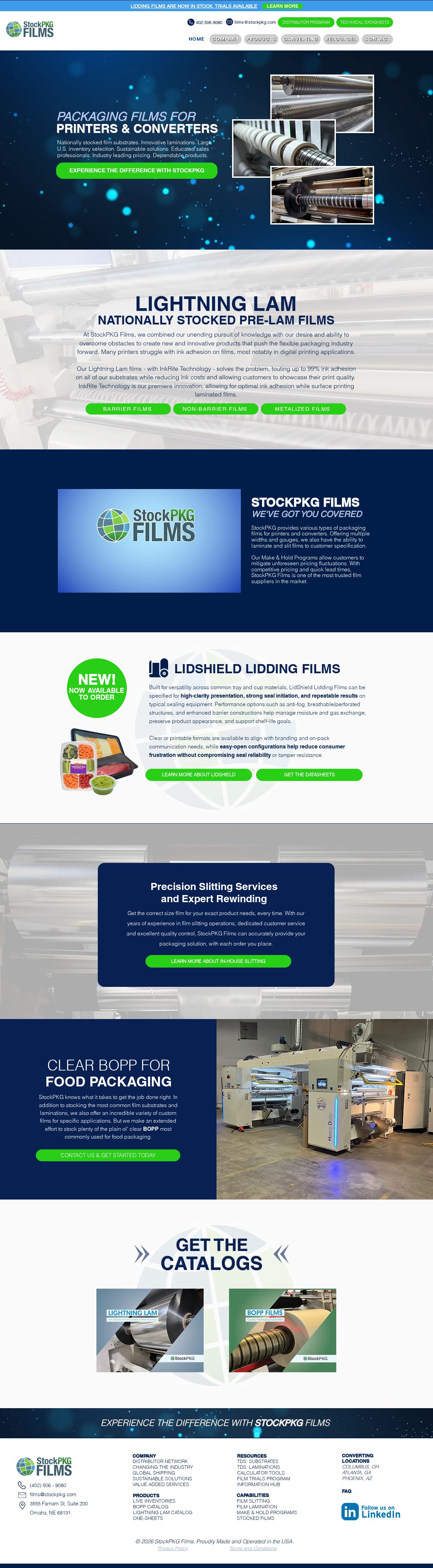 Stock PKG website
