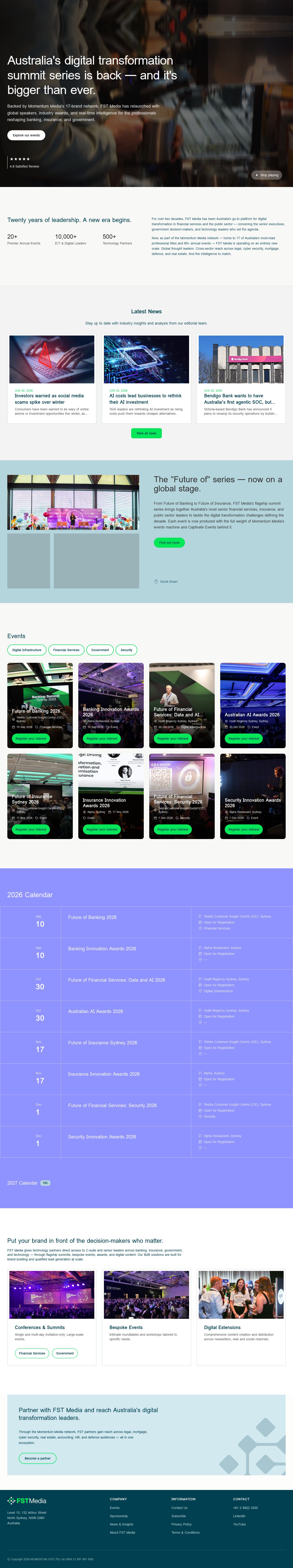 FST Media Pty Ltd website