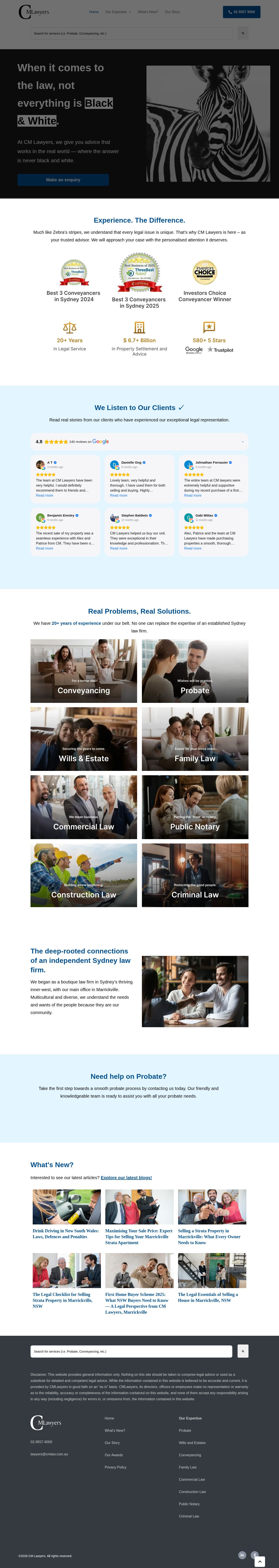 CMlaw website