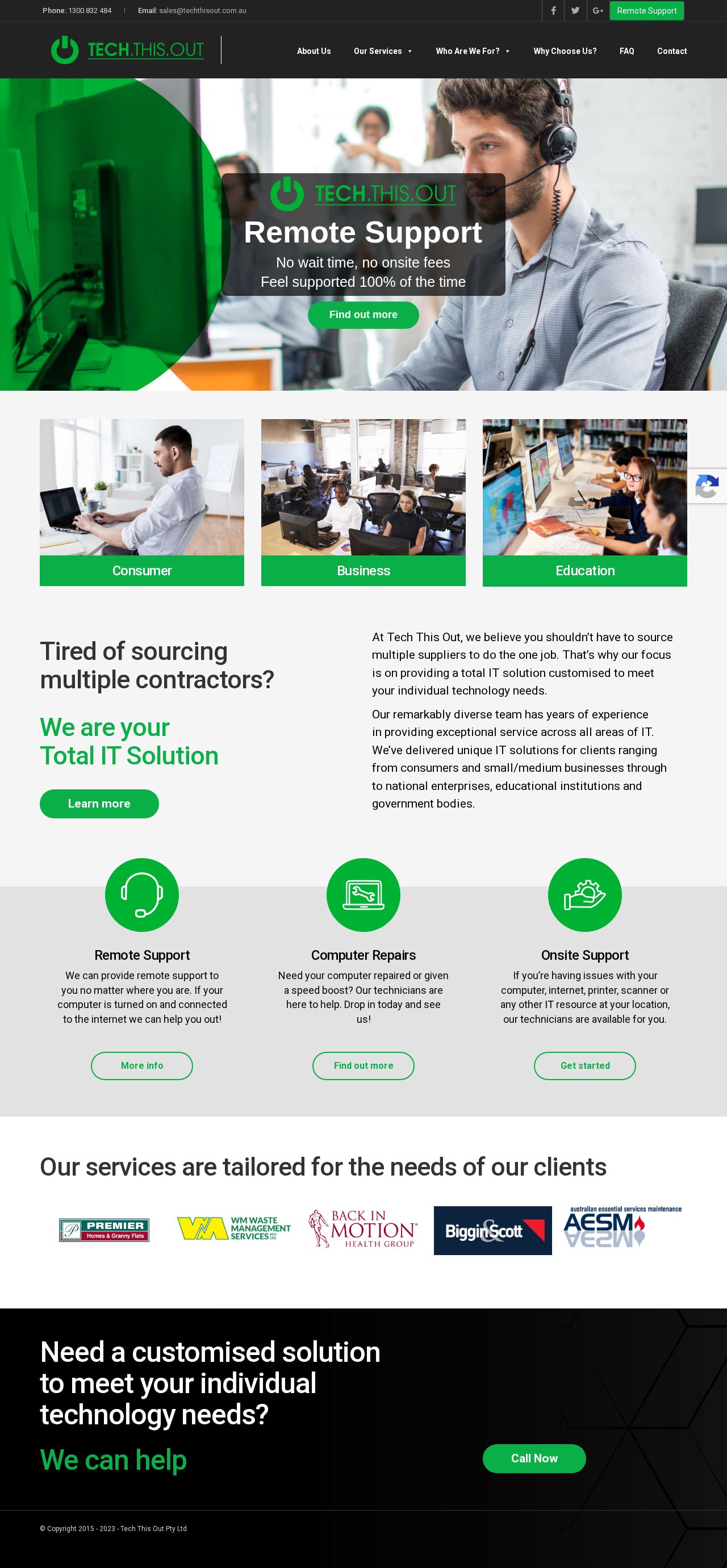 Computer Solutions Specialists website
