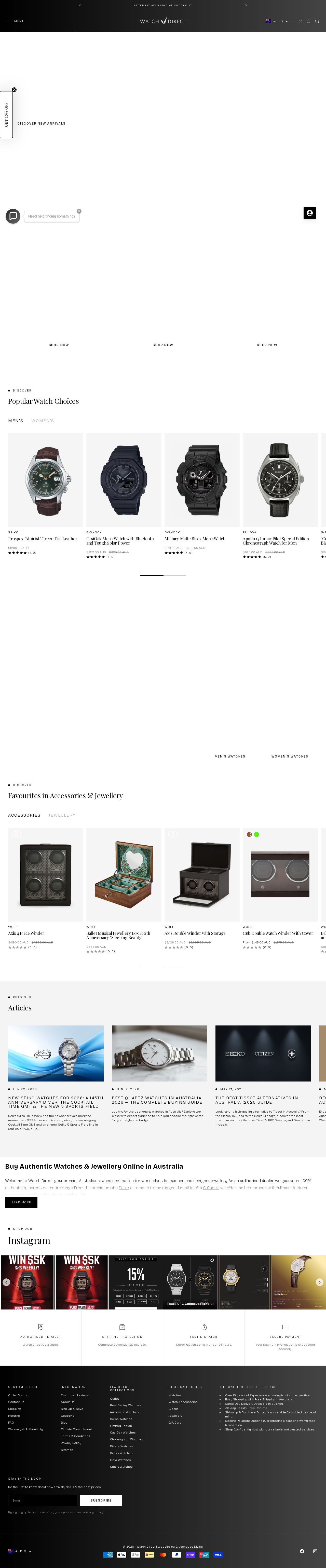Watch Direct website