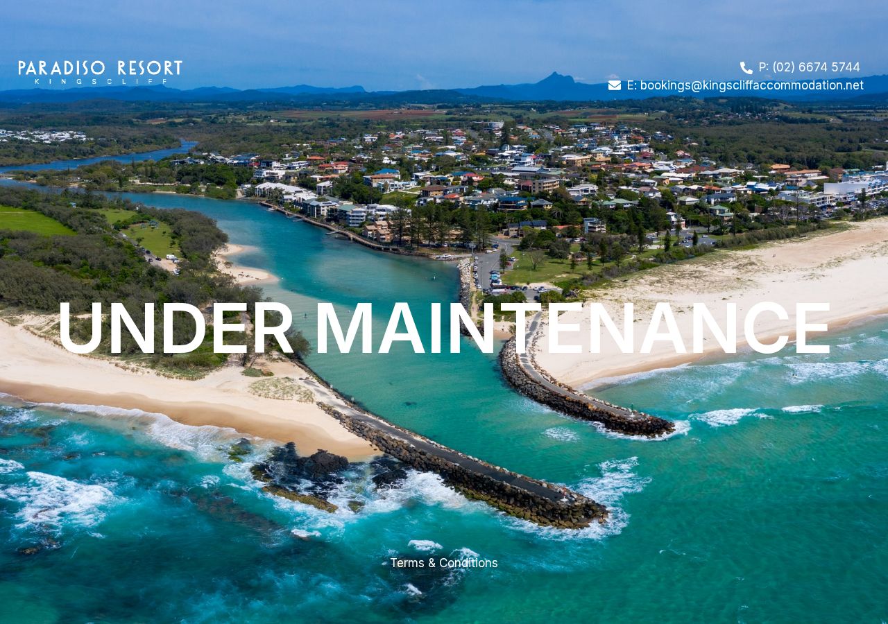 Sunrise Cove Waterfront Holiday Apartments website