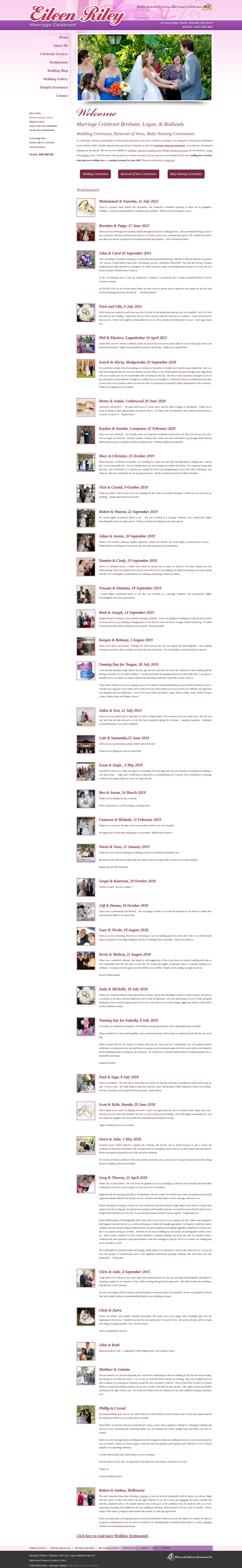 Eileen Riley website