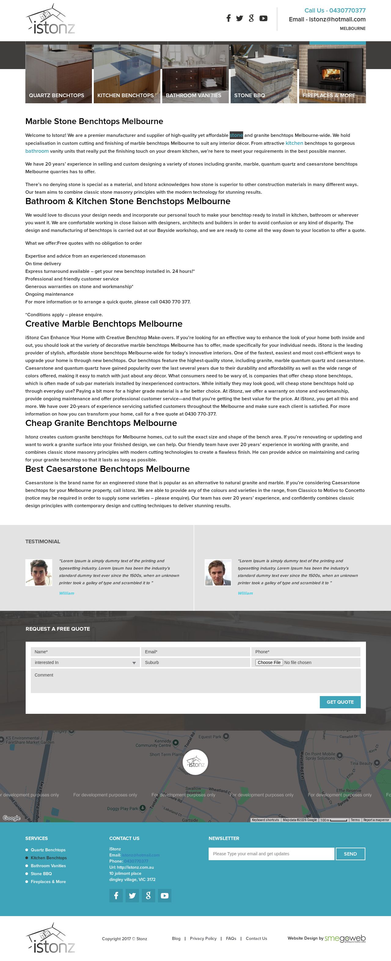 istonz website