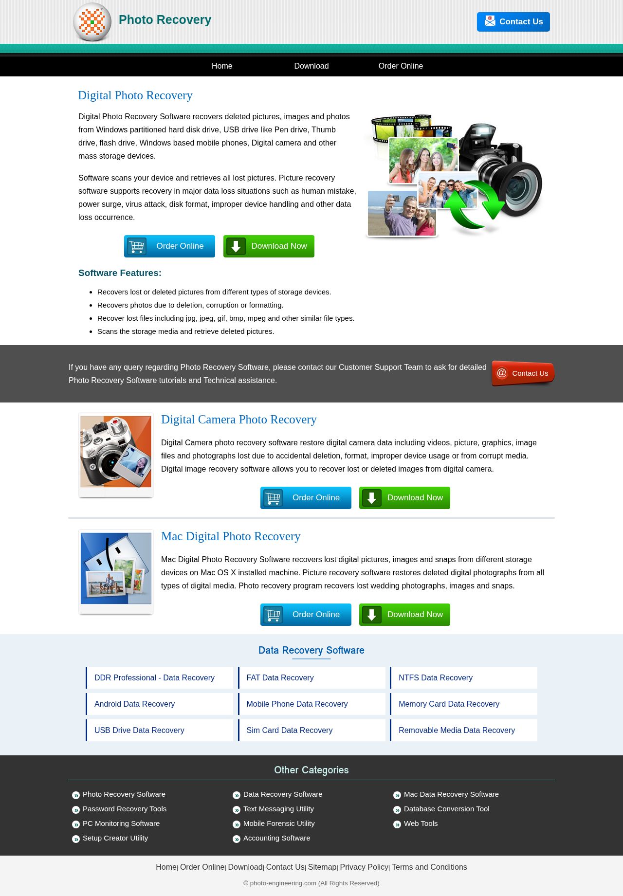 photo recovery website