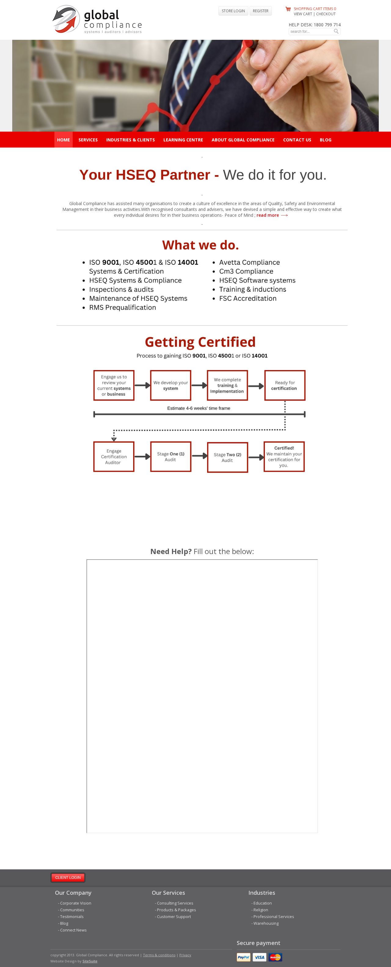 Global Compliance Group Pty Ltd website
