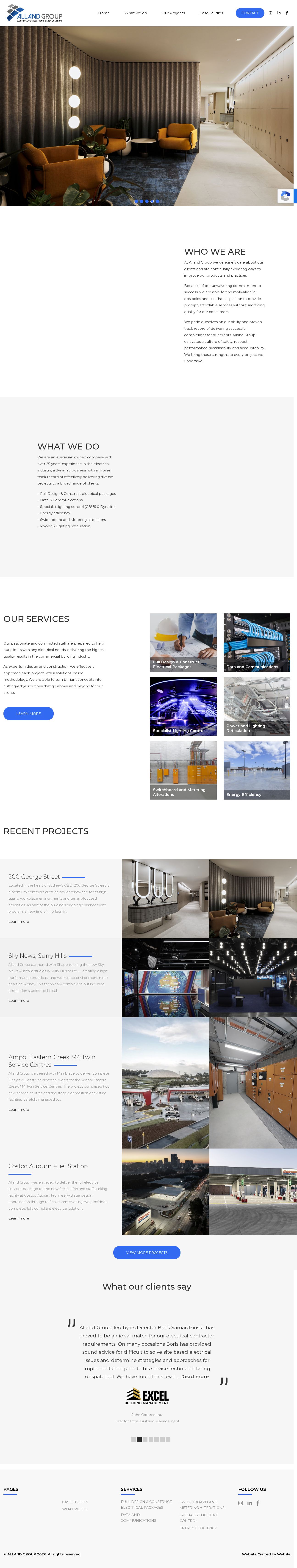 Alland Group Pty Ltd website