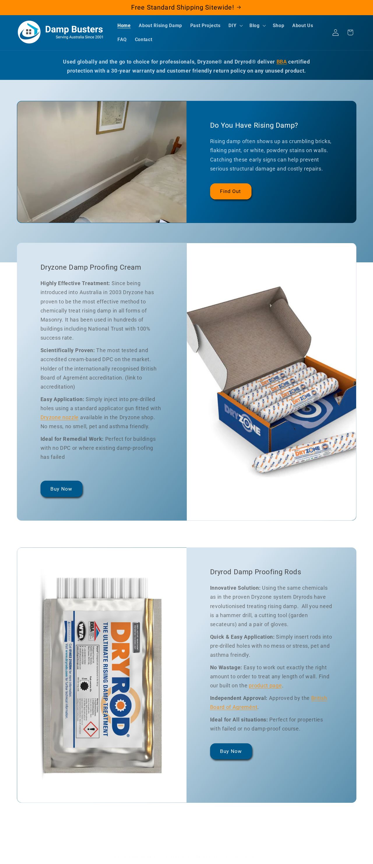 Dryzone website