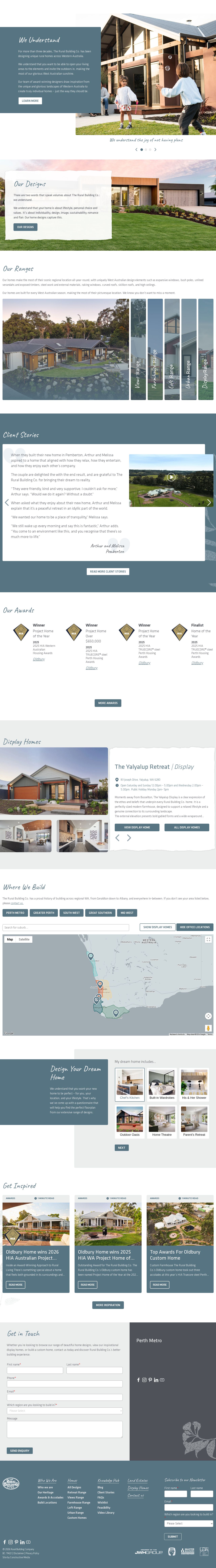 Rural Building Company website