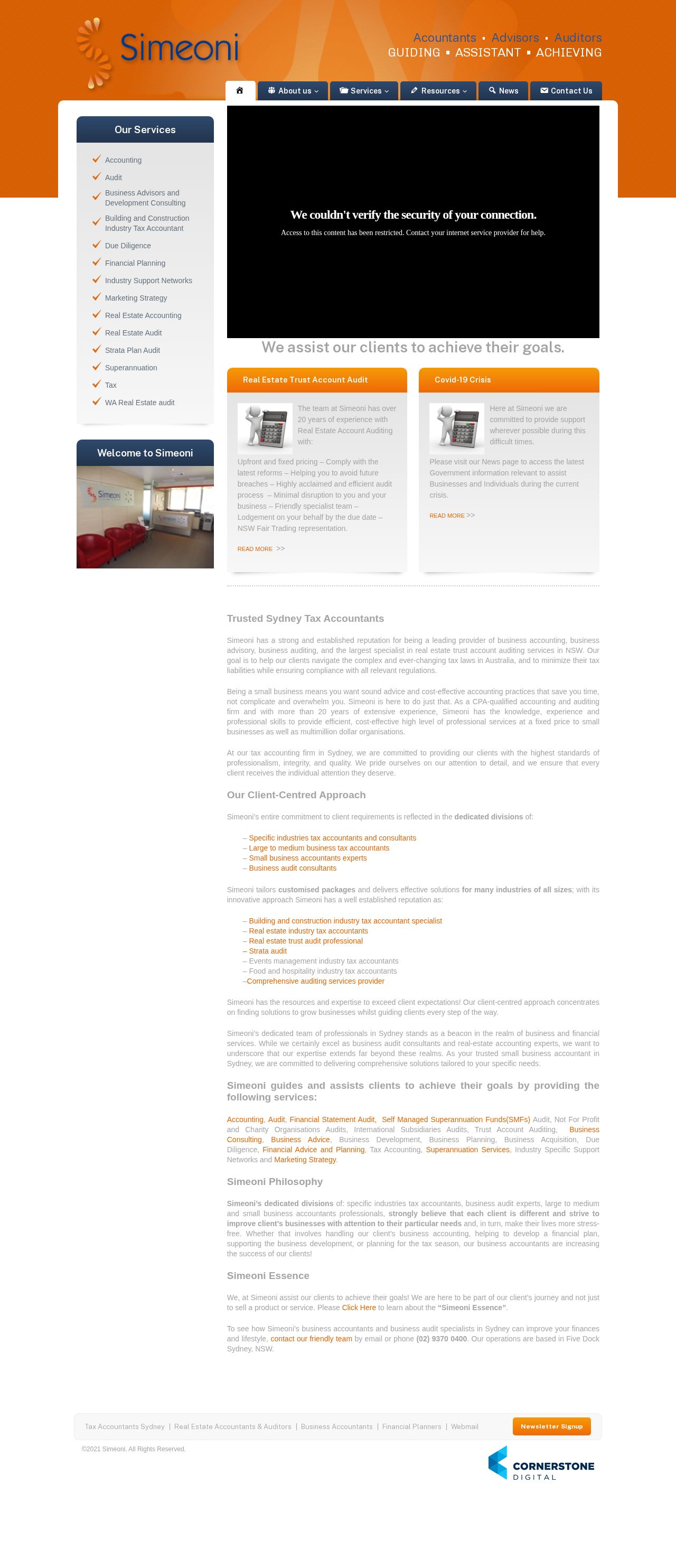 Simeoni & Co website