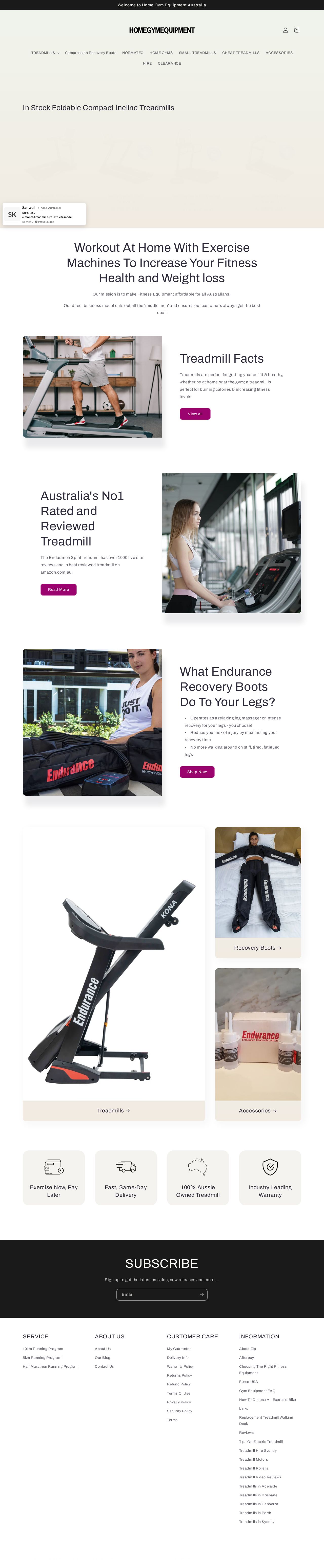 Home Gym Equipment website