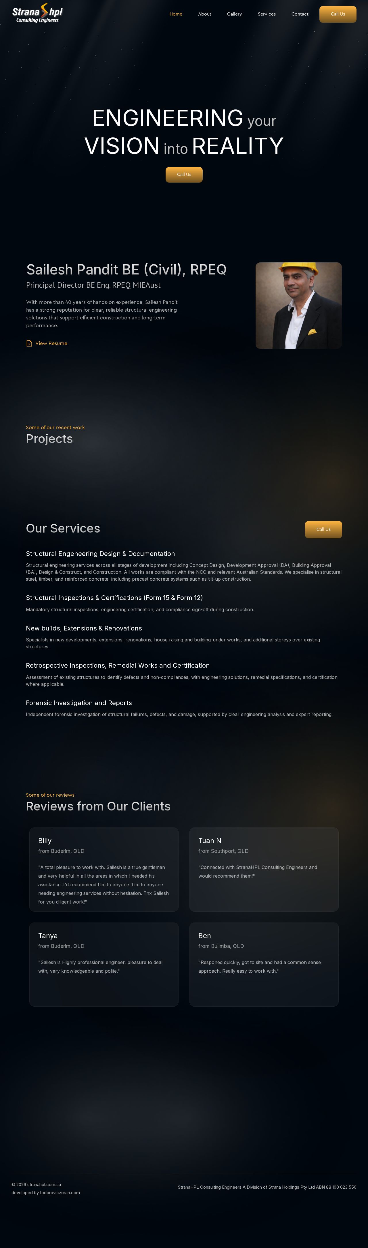 Strana HPL website