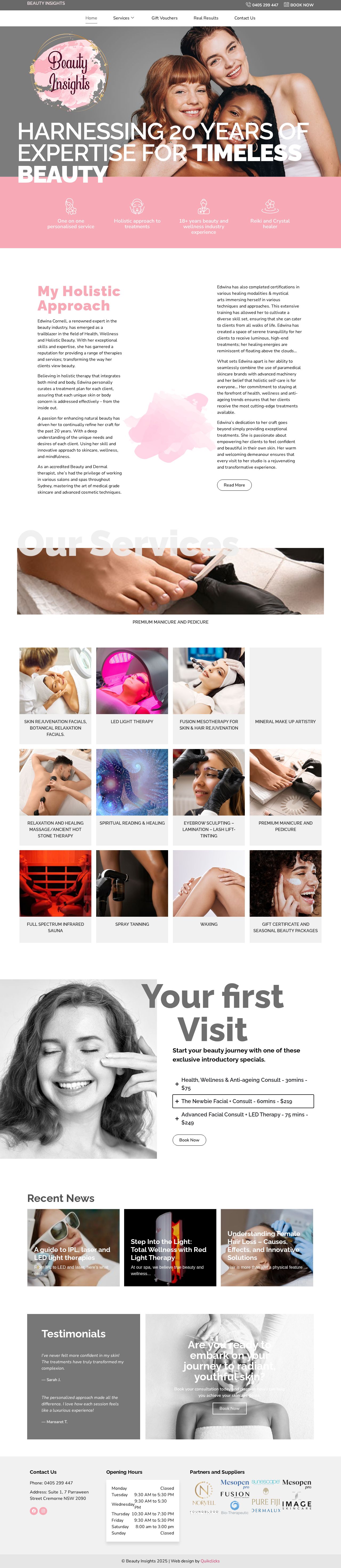 Beauty Insights website