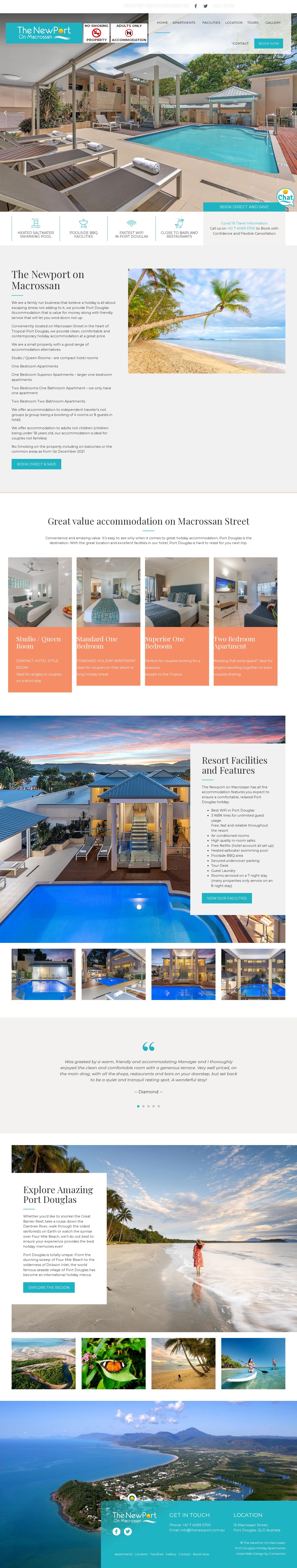 Port Douglas Accomodation website
