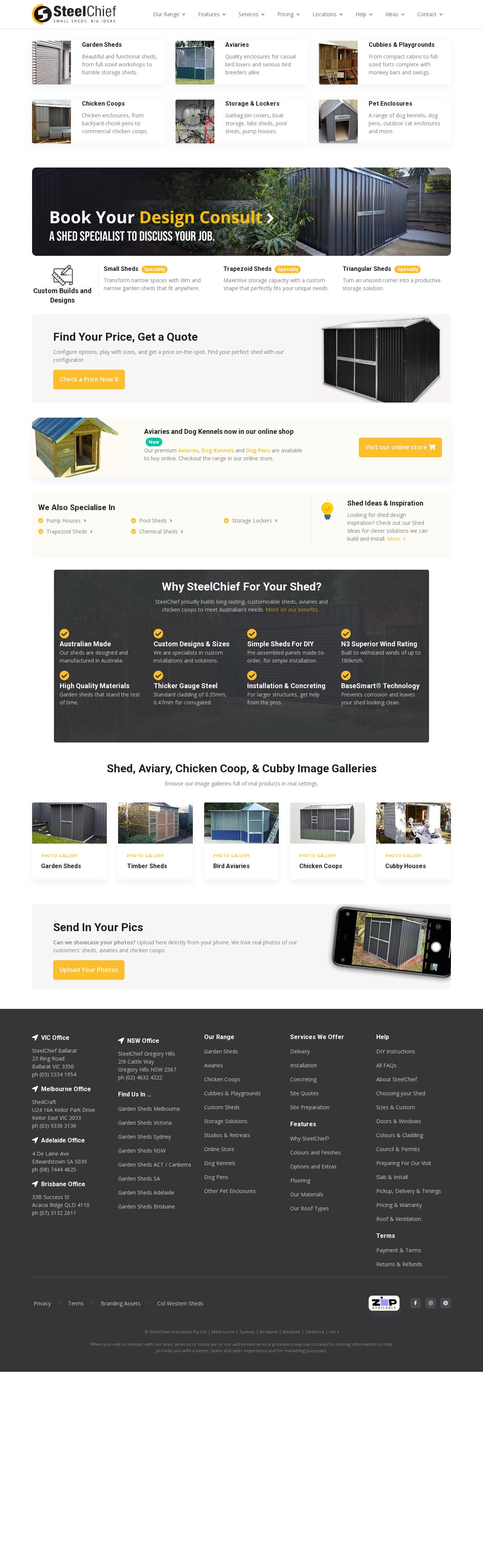 SteelChief website